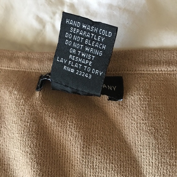 Tan V-Neck Top - Picture 5 of 5